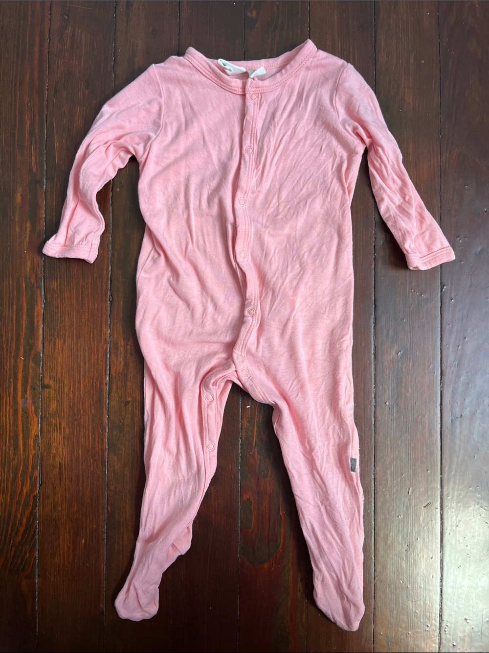 Kyte Baby Soft Pink Baby One-Piece Footed Pajamas